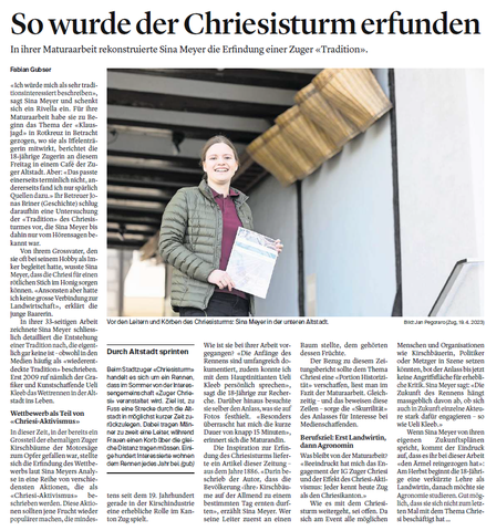 So wurde der Chriesisturm erfunden