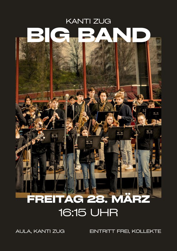 Plakat Konzert Big Band