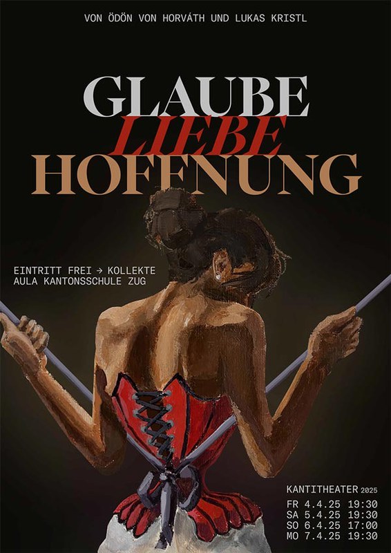 Plakat Aufführung Kantitheater Zug