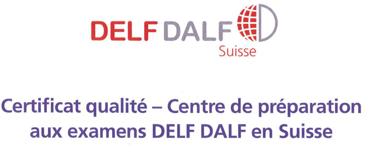 DELF Certificat qualité