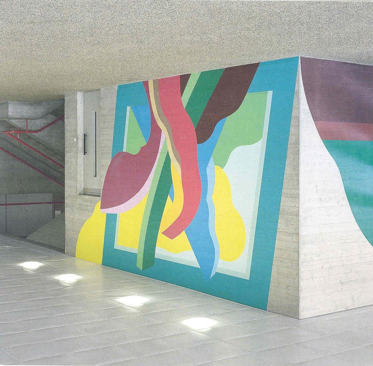 René Myrha - Kunst am Bau - Gebäude 5