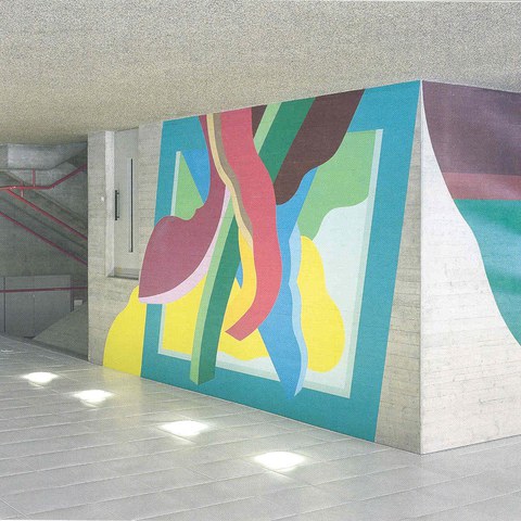 René Myrha - Kunst am Bau - Gebäude 5