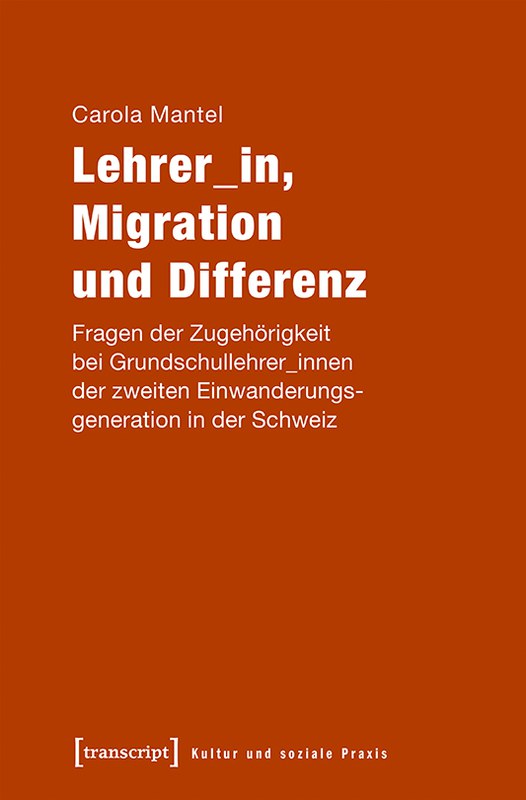 Buchcover Lehrer_In Migration Differenz