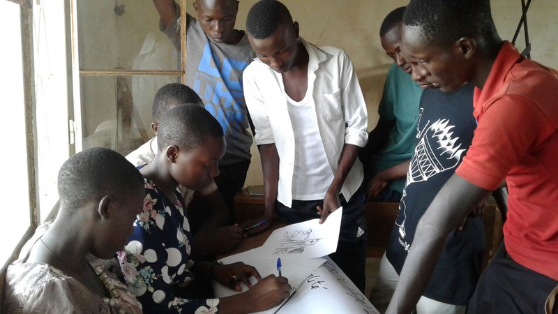Projektdurchführung in Burundi