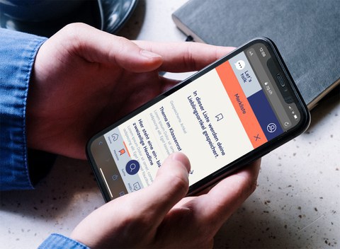Letstalk Teaser Bild zeigt die Ansicht der Web-App