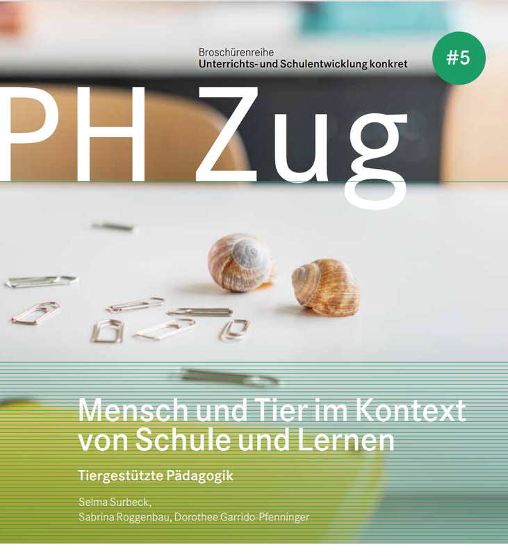 Titelbild der Broschüre Mensch und Tier im Kontext von Schule und Lernen