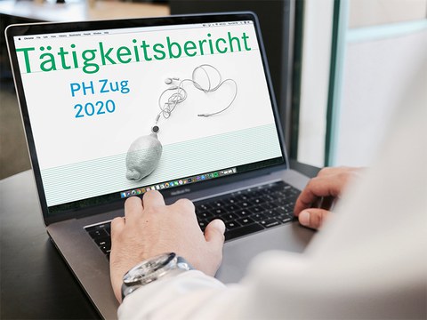 Tätigkeitsbericht 2020 PH Zug: vom Analogen ins Digitale