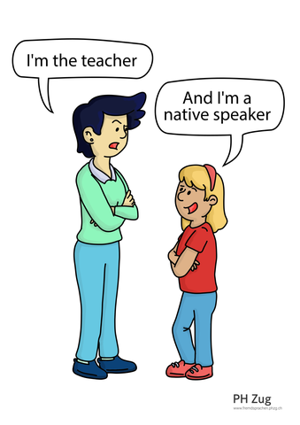 Im the native speaker