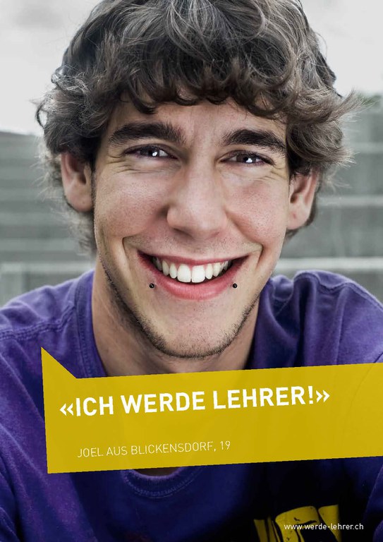 Kampagne «Werde Lehrer» 2011/12