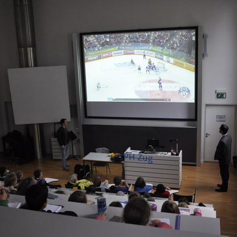 Vorlesung vom 16.11.2016: Traumberuf Eishockey-Profi (Lars Weibel und Andreas Döpfner)