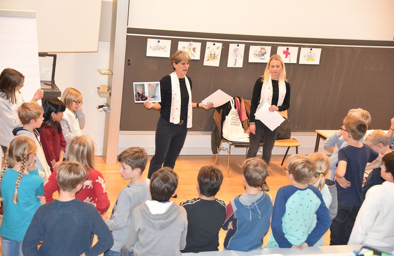 Kinderhochschule 6.11.2019: Mit Brigit Eriksson-Hotz und Nicole Portmann-Henggeler