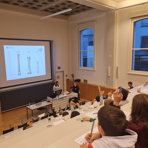 Kinderhochschule 2023: archäologische Spurensuche