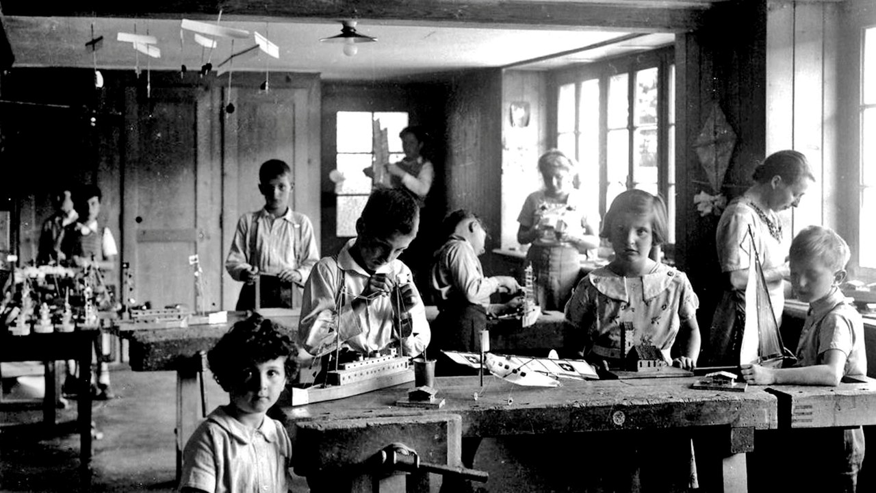 In der Schulwerkstatt 1935 Bossard Schule
