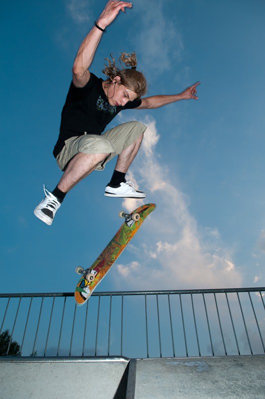 Skateboarder by Andreas Busslinger