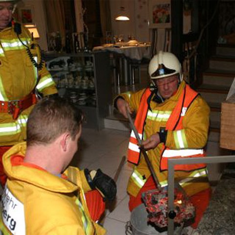 Kaminbrand in Einfamilienhaus 1