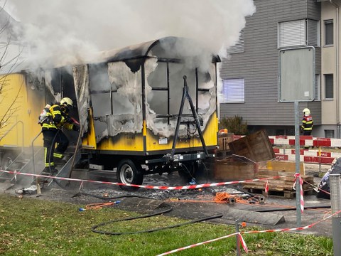 #23 Baustellenwagen ausgebrannt