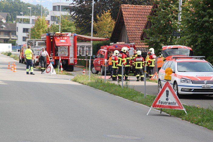 Die Anfahrt zum Schadenplatz