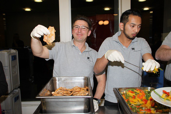 Beim Schöpfen