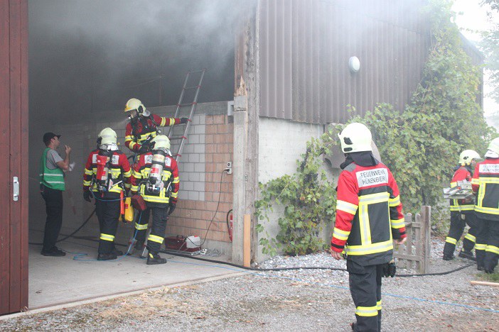 Der Atemschutz an der Arbeit