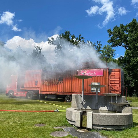 Druckentlastung nach oben