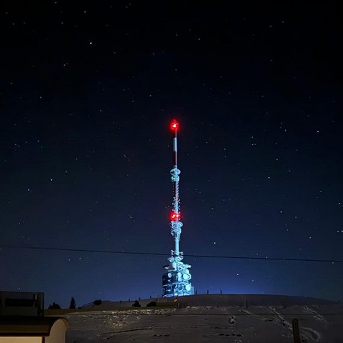 Rigi Kulm by night