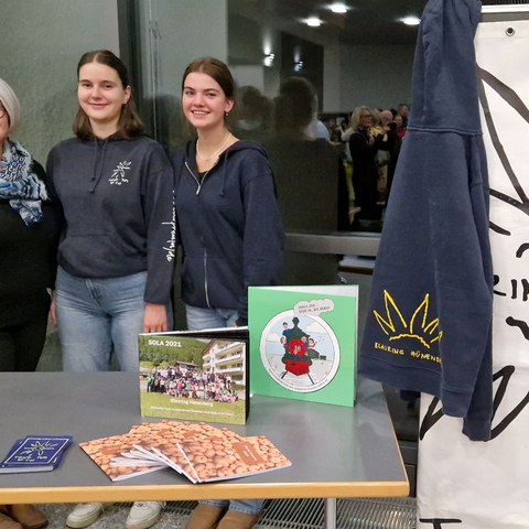 (v.l.) Andrea Huber (Präses), Jrina Theiler und Kyra Peter von der Blauring.