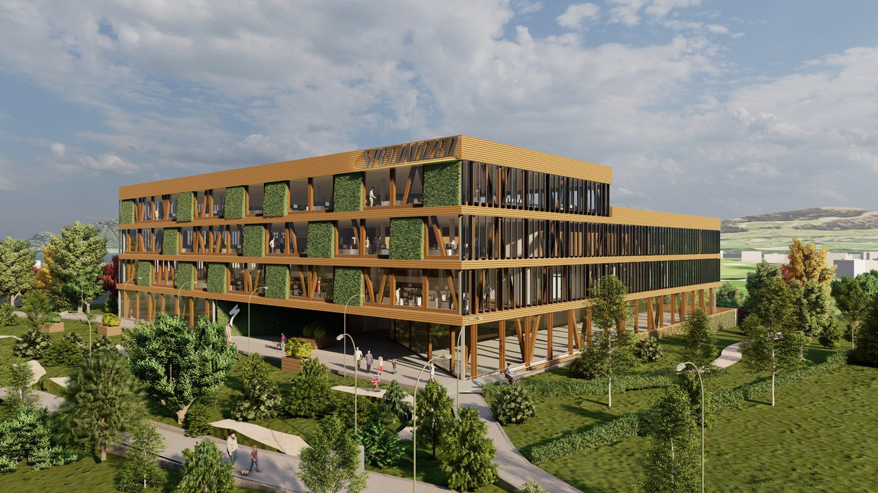 Visualisierung Neubau Specialized (Dorrhauer & Partner)