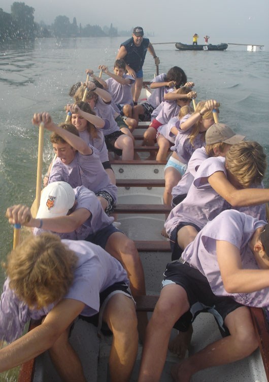 Alle Schüler in einem Boot