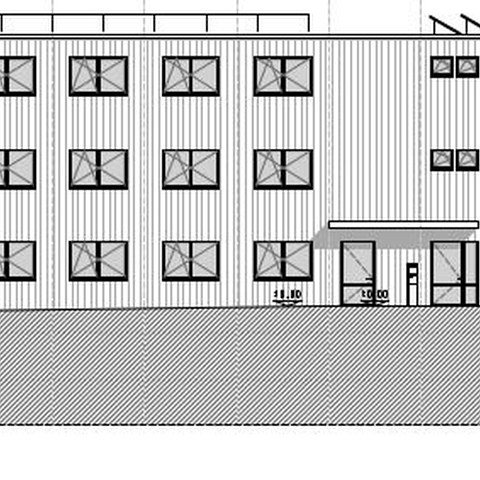 Westfassade 
