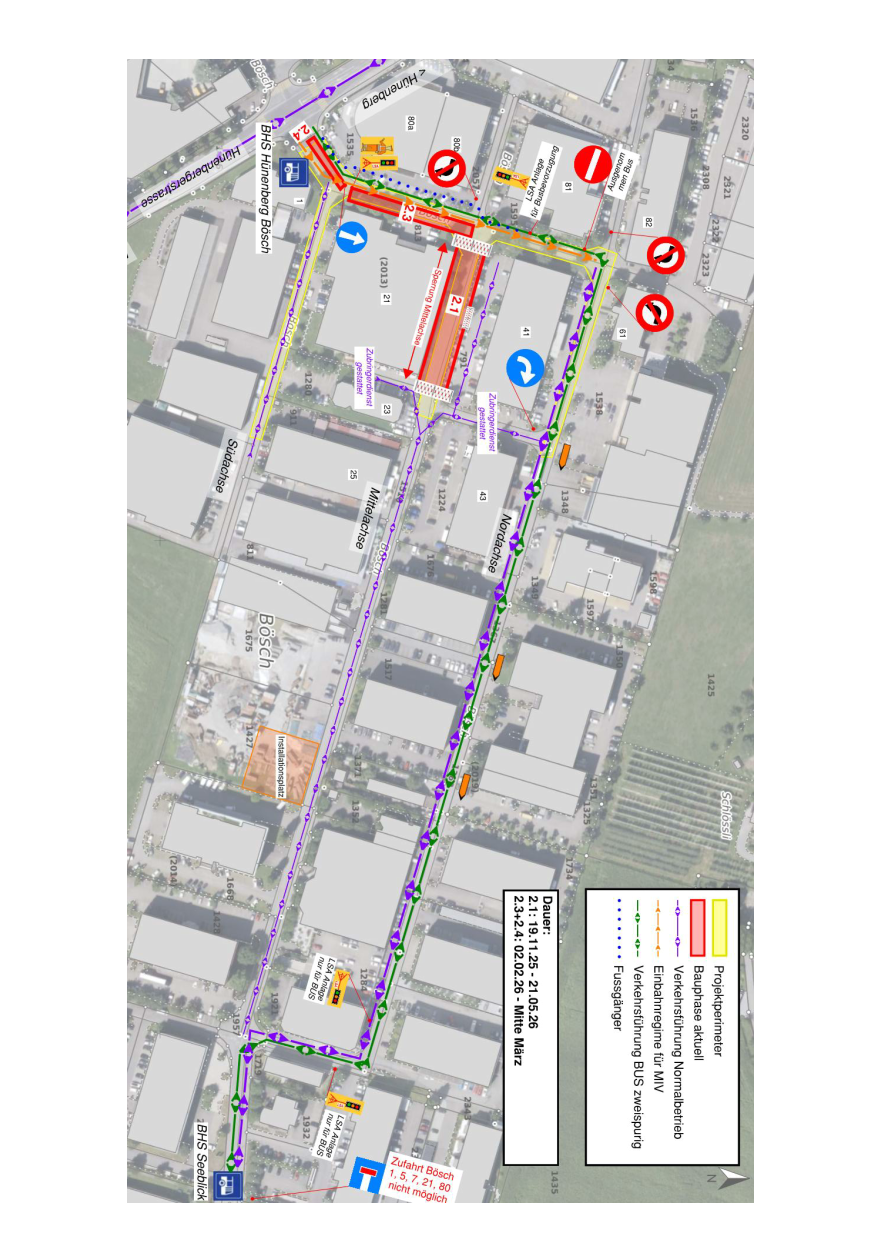 Information Nr. 03 für Ansässige und Betreiber im Bösch