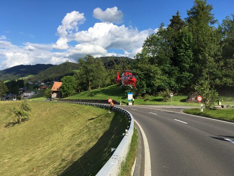 Verkehrsunfall Menzingen