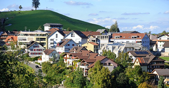 Blick über Menzingen