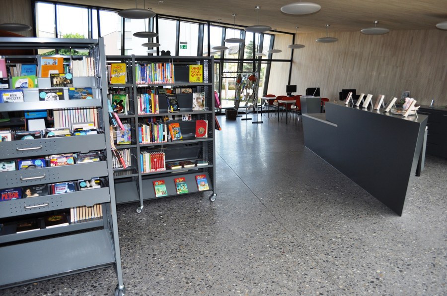 Innenaufnahme der Bibliothek