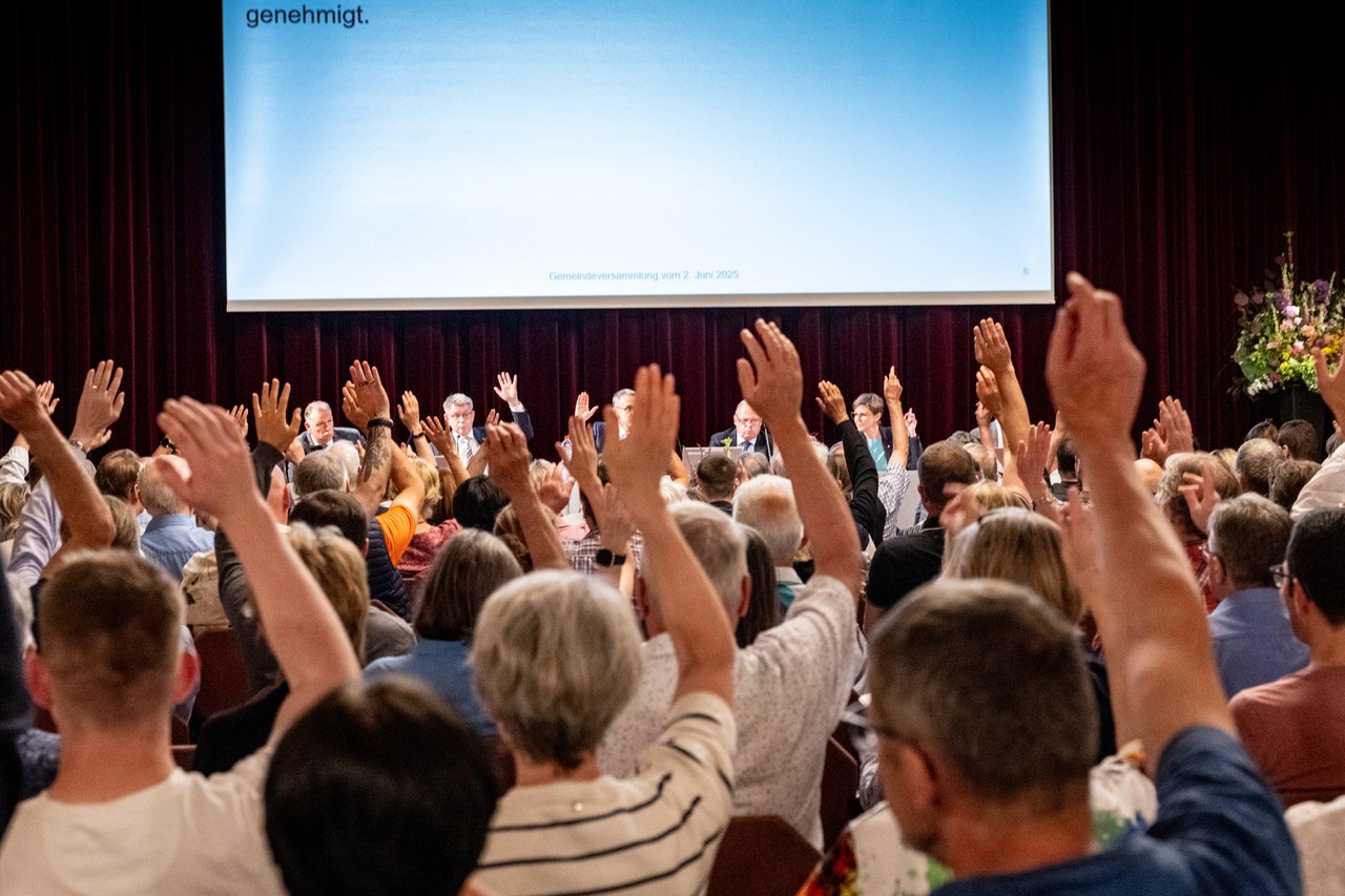 Gemeindeversammlung im Saal Dorfmatt