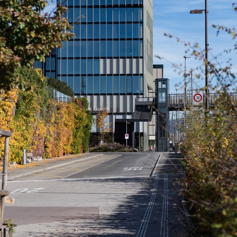 Zufahrt Hochschule Luzern