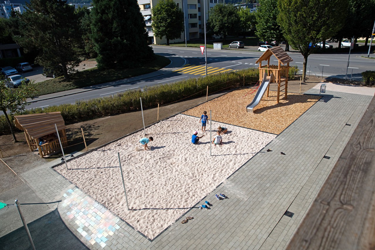 Neugestaltung Spielplatz Kindergarten Waldegg