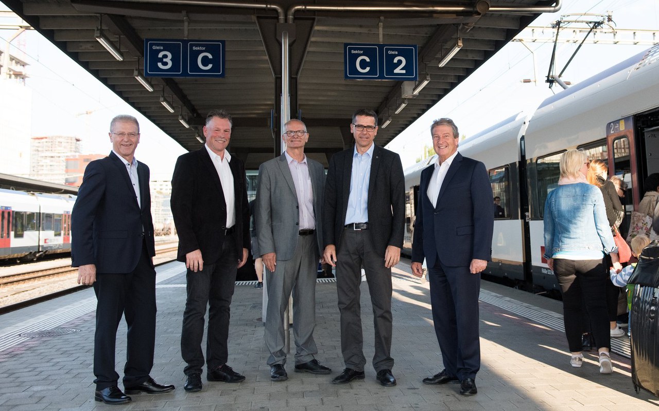 Ruedi Knüsel, Markus Scheidegger, Francesco Zoppi, Peter Hausherr und Roland Zerr