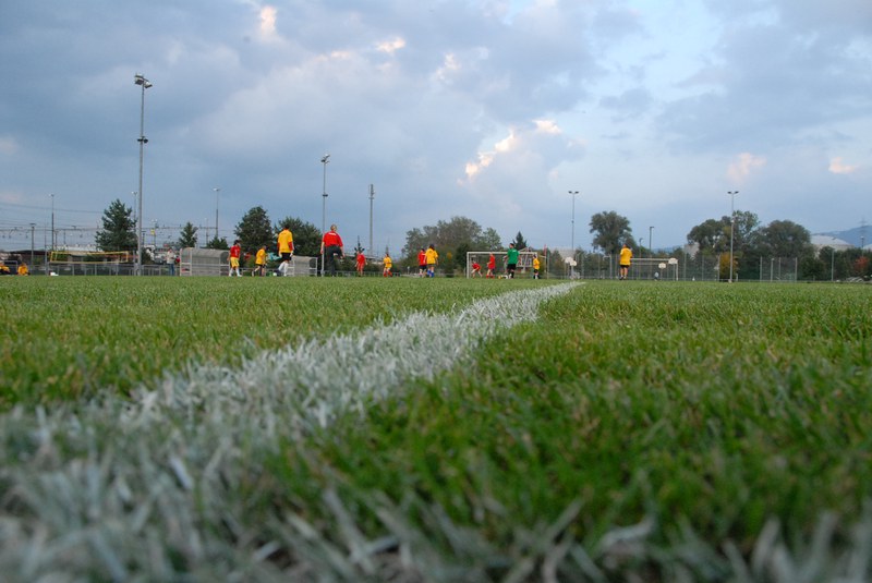 Die Fussballplätze beim Sportpark Rotkreuz werden rege benutzt.