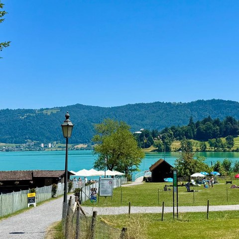 Zugang Seebad Buonas