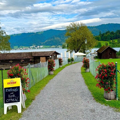 Zugang Seebad Buonas