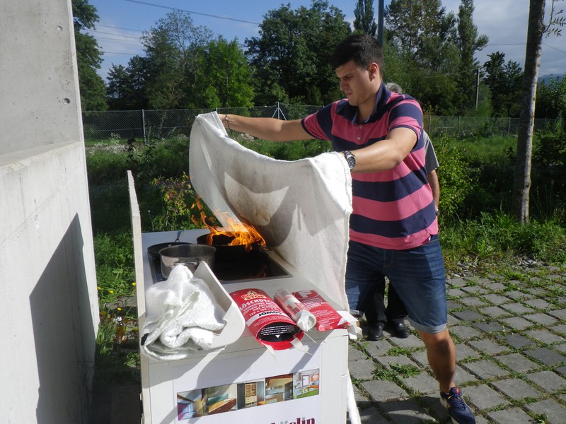 Schulung Küchenbrand