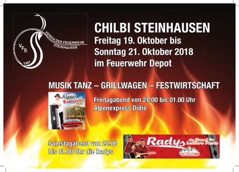 Chilbi 2018 Flyer