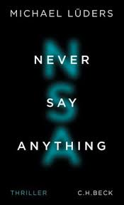 Coverbild des Buches "Never say anything"