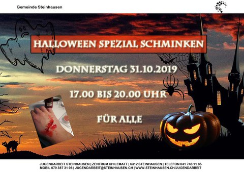 Halloweenspezial schminken