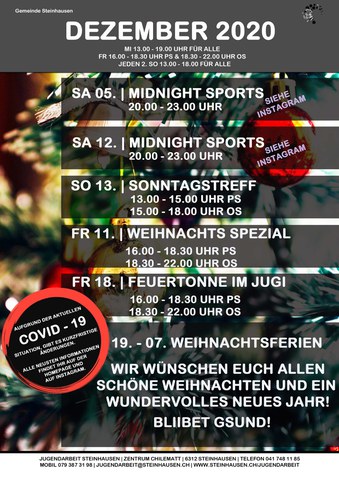 Monatsprogramm Dezember