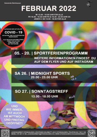 Monatsprogramm Februar