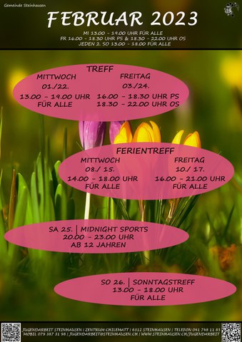 Monatsprogramm Februar