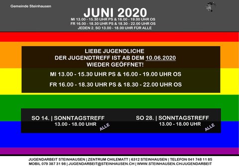 Monatsprogramm Juni