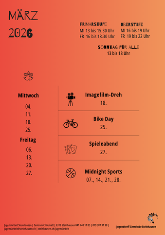 Monatsprogramm März