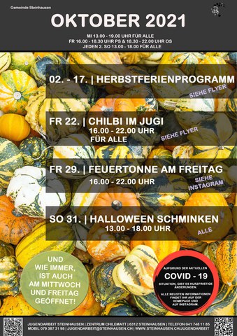 Monatsprogramm Oktober